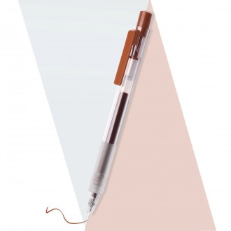 Długopis żelowy Kaco Turbo jasnobrązowy