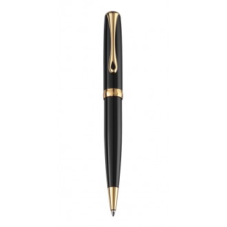 Diplomat długopis Excellence Black Lacquer Gold
