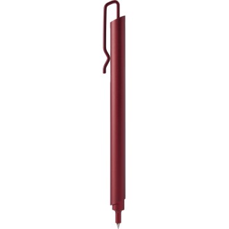 Kaco Klip długopis żelowy czerwony metalic