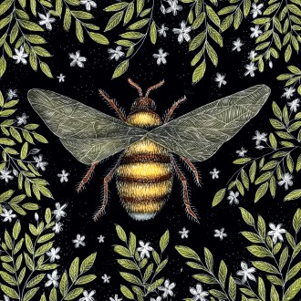 Kartka okolicznościowa Pszczoła