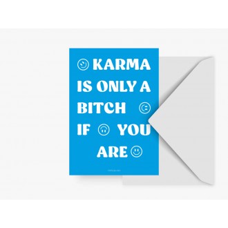 Pocztówka z kopertą Karma