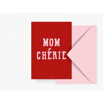 Pocztówka z kopertą Mom Cherie