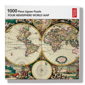 Puzzle 1000 elementów Mapa Świata