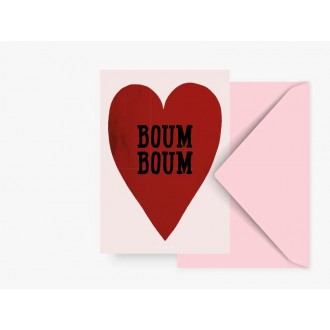 Pocztówka z kopertą Boum Boum