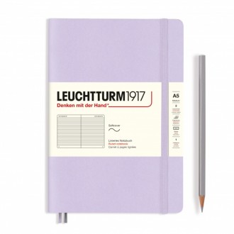 Leuchtturm  notatnik A5 Lilac  linia miękka oprawa