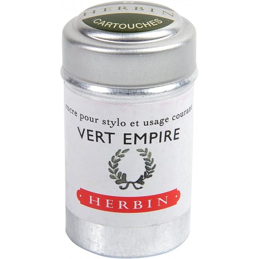Naboje do pióra J. Herbin Vert Empire