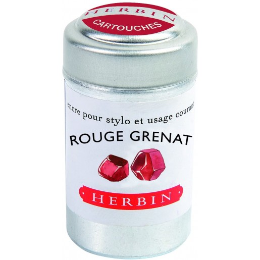 Naboje do pióra J. Herbin Rouge Grenat