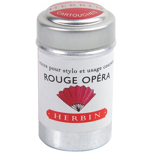 Naboje do pióra J. Herbin Rouge Opera