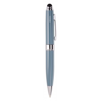 Cedon długopis ze stylusem szaroniebieski