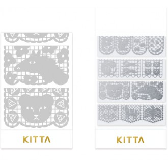 Kitta naklejki indeksujące washi KITH010 Lace