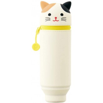 Piórnik stojący PuniLabo biały kot Large wersja duża