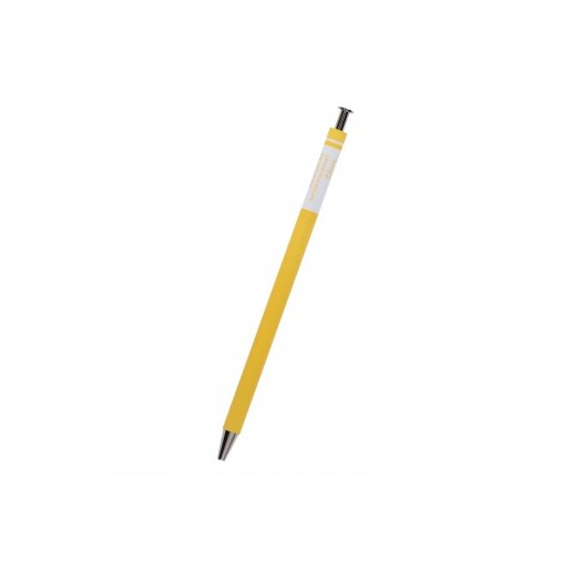 Długopis Colors w kolorze żółtym