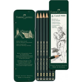 Faber Castell zestaw 6 ołówków w pudełku