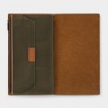 Notatnik Traveler's Notebook Cotton Zipper Case Olive